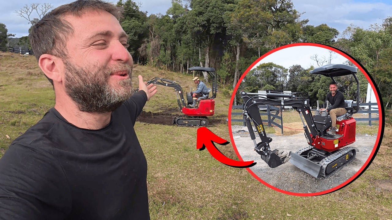 Compramos uma MINI ESCAVADEIRA para o SÍTIO! T14 ep62