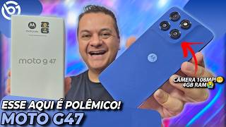 Novo Moto G47 5G - Câmera de 108MP, até 256GB😁 Mas c/ 4GB de RAM 😭 Unboxing e Impressões