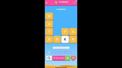 WordBrain 2 Summer Event Day 7 August 9 2023 Answers, Solutions and Walkthrough