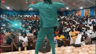 performing during Christina video premier live at Kilukilu Ana Comedy in Nyankuron