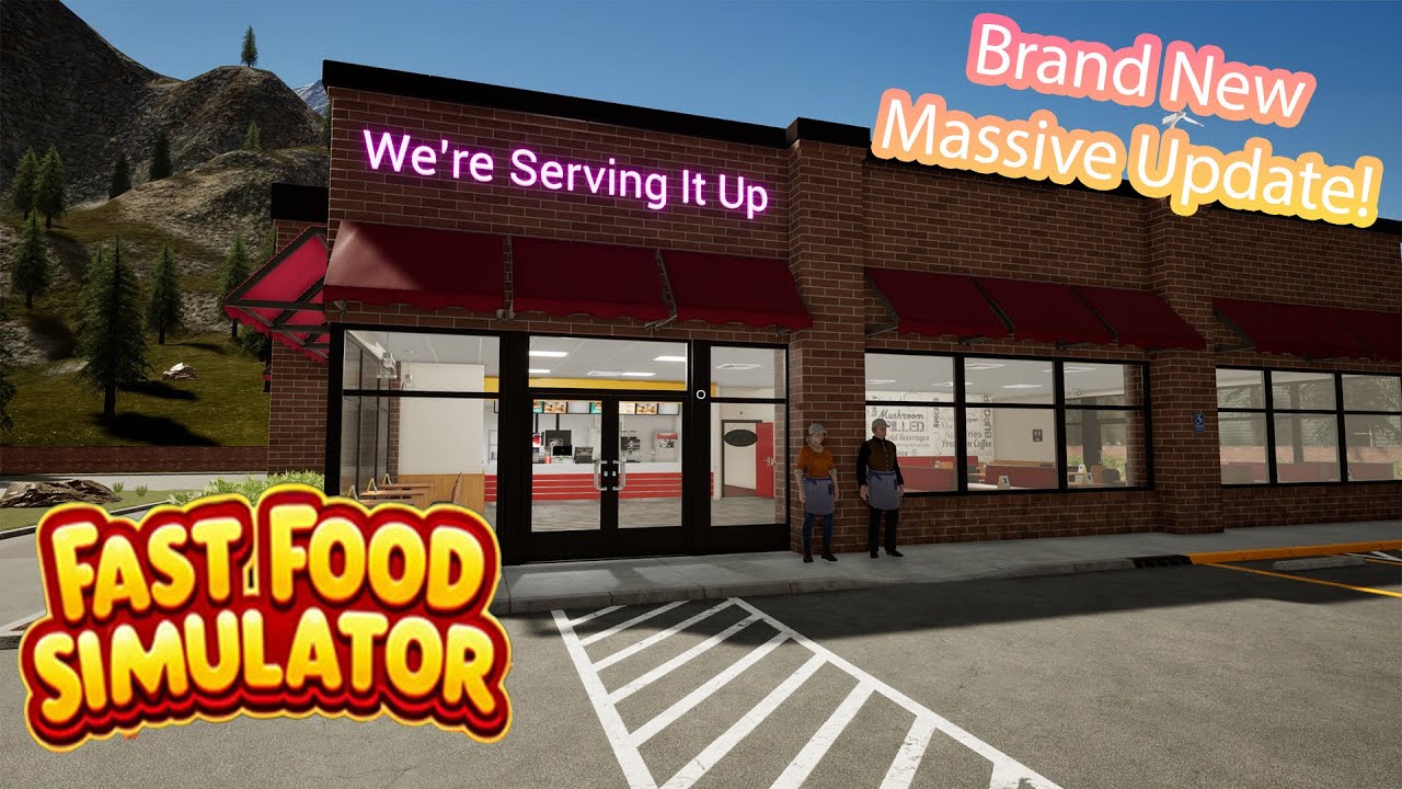 Fast Food Simulator NEW Update! Leveling Up & Adding Tasty Features for ...