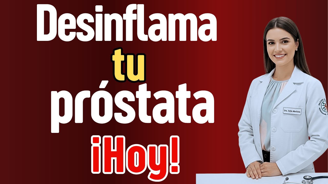 Cómo DESINFLAMAR LA PROSTATA de forma rápida | Consejos de médica especialista