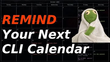 A Cozy Calendar Setup With Remind