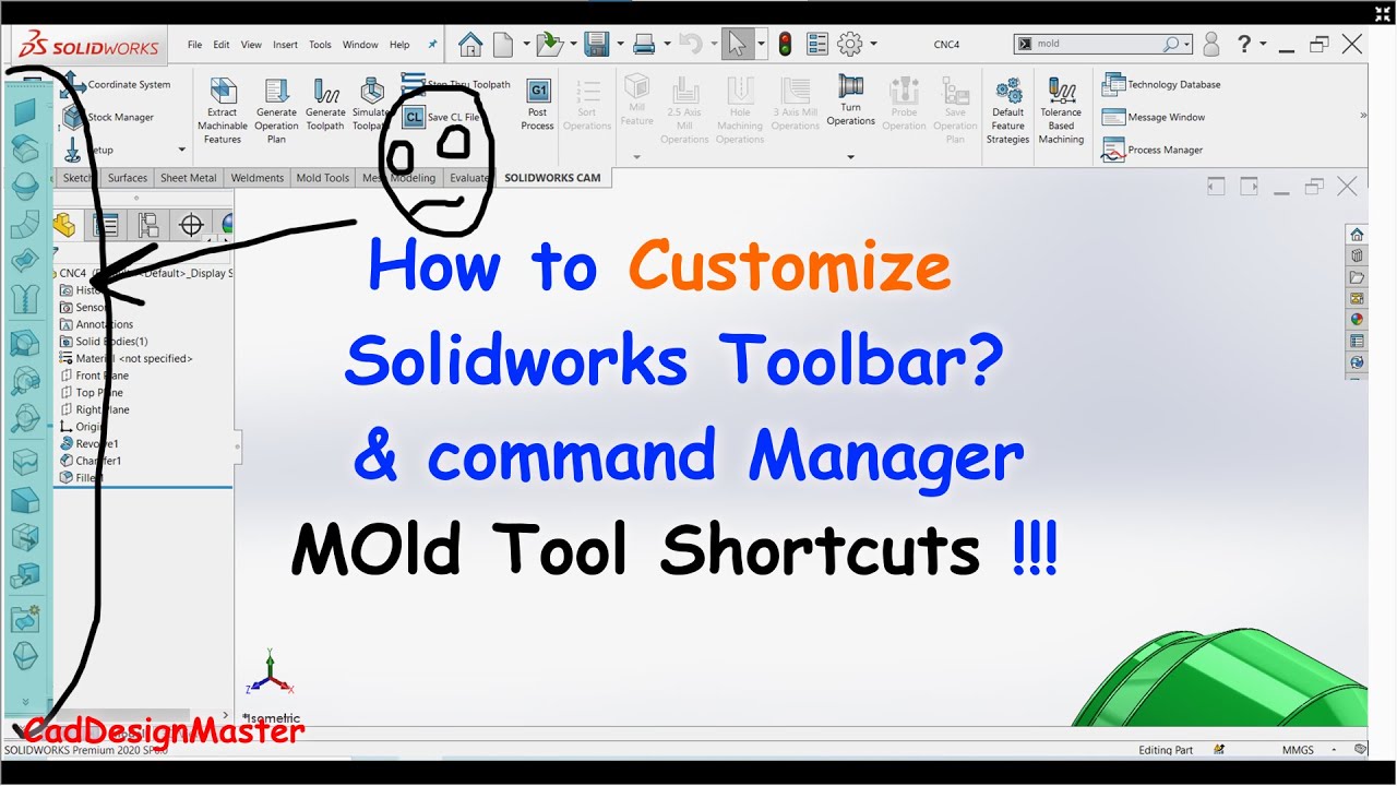 how to customize solidworks toolbars solidworks advanced tricks in ...
