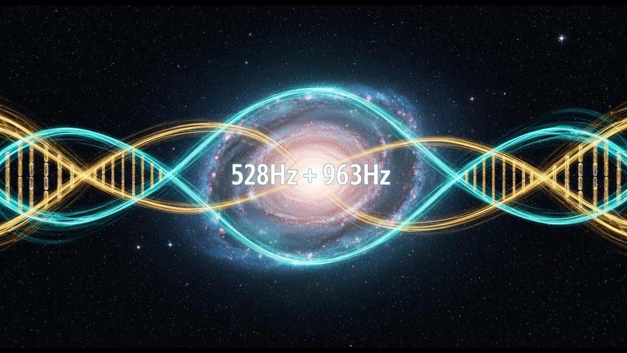528Hz DNA Repair Frequency Quantum Healing Meditation Music for Cellular Energy Renewal