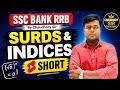 Surds &amp; Indices Trick in 10 Seconds ⚡ | SSC BANK RRB Maths By Chaudhary Sir 
