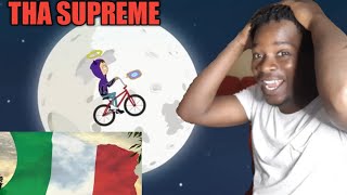 REACTION TO ITALIAN RAP DRILL / HIPHOP Tha Supreme - blun7 a swishland