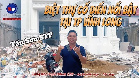 Tấm lợp bitum Technonicol tại Biệt Thự Cổ Điển Vĩnh Long | Ngói Bitum STP