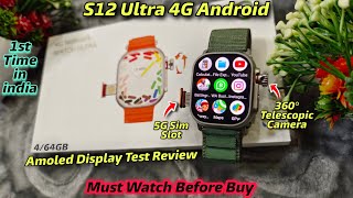 S12 Ultra 4G Android, Amoled Display TEST Review, Telescopic Camera 4/64GB SimCard WiFi+Lte S12-CDS9