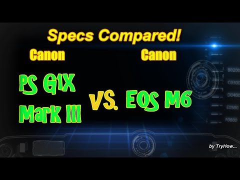 Canon PowerShot G1 X Mark III vs. Canon EOS M6