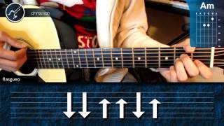 Video thumbnail of "Cómo tocar Quien Te Cantará en Guitarra (HD) Tutorial Acordes - Christianvib"