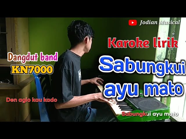 SABUNGKUI AYU MATO KAROKE TANPA VOKAL | Amin Ambo | DANGDUT BAND KN7000 class=