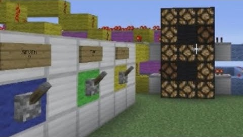 Redstone Number Display Screen In Minecraft Showcase