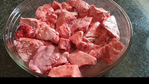 Resep paru-paru sapi/Cara memasak paru-paru