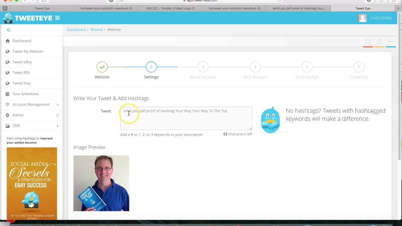 tweet eye timer tweet eye timer