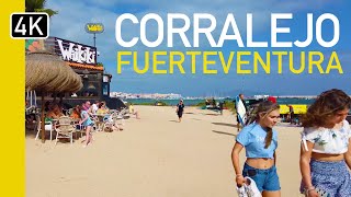 Experience Windswept Corralejo, Fuerteventura 4K Walk 2024!