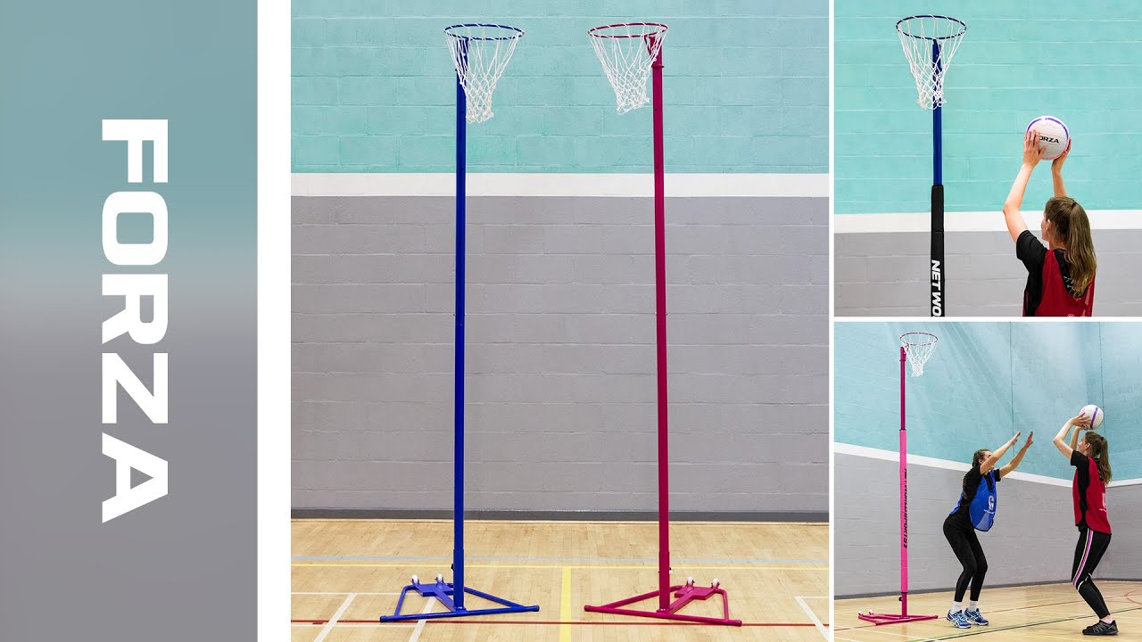 Freestanding Netball Posts School Standard YouTube Freestanding Netball Posts School Standard YouTube