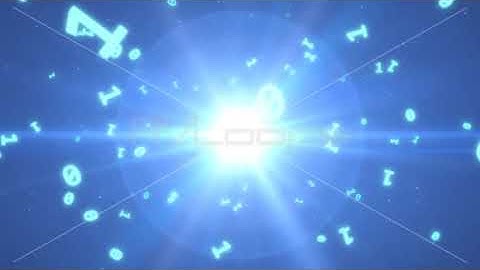 Fly Through Binary Code Data in Blue Futuristic Digital Cyberspace - IncrediVFX - AVloops