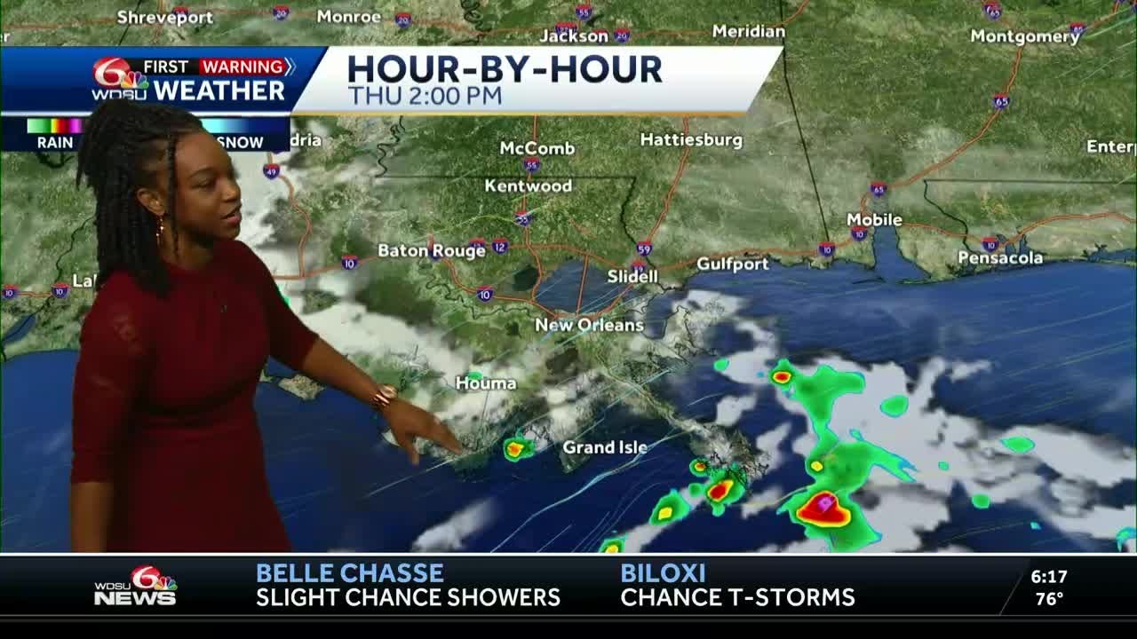 Scattered showers Thursday but more rain on the way in your New Orleans ...