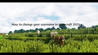 how to change your minecraft username in 2023 [java edtition]
