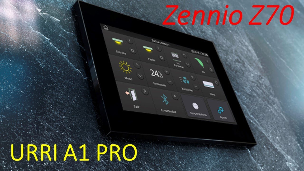 Обзор сенсорной панели ZENNIO Z70 V2 + URRI A1PRO