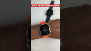 TESTEI OS SENSORES DE BATIMENTOS CARDÍACOS DO DT8 ULTRA PLUS, DÁ PRA CONFIAR? #smartwatchs #dt8ultra