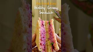 Hung Curd Veggie Sandwich | No cook Summer Creamy Sandwich | Beetroot Sandwich | Summer Breakfast