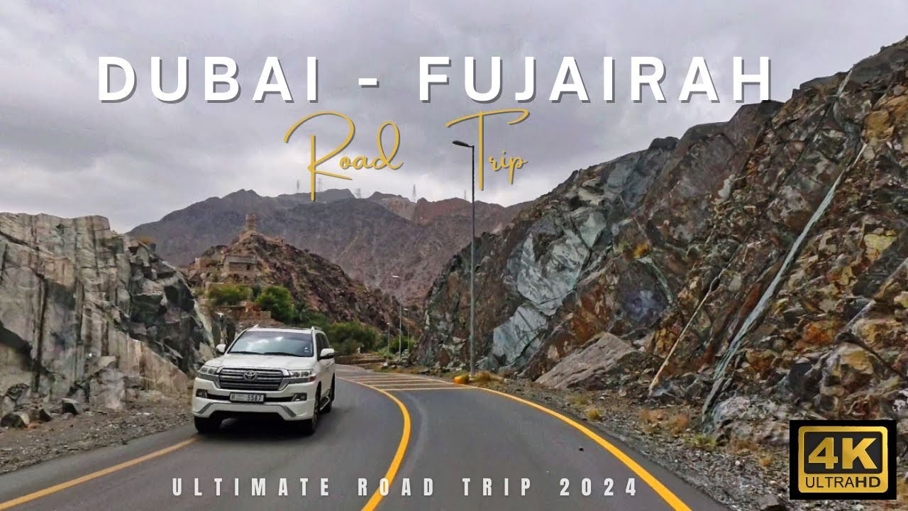 Dubai to Fujairah Road Trip | Scenic UAE Travel Vlog 4K HD 2024