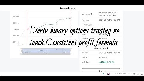 Deriv binary options trading no touch Consistent profit formula