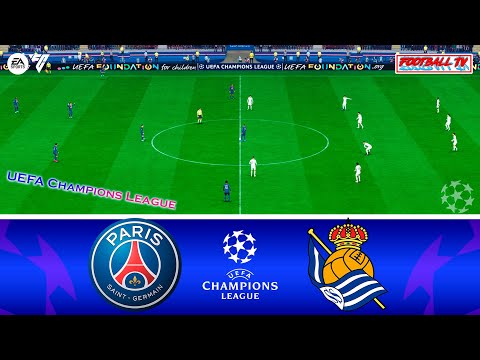 PSG vs Real Sociedad | UEFA Champions League 23/24 | Full Match | EA FC 24 Gameplay PC