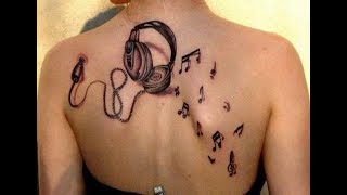 Variations of Music Note Tattoo Designs for Body