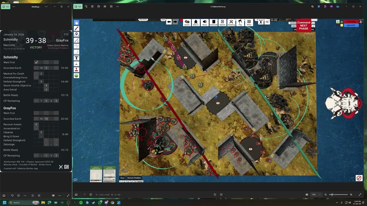 Necrons vs Chaos Space Marines | Cursed Legion | Battle Report