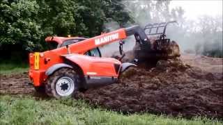 TELEHANDLER MANURE LOADING MANITOU MLT 840