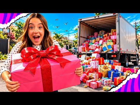 A TRUCK FULL OF BOXES JUST ARRIVED AT MY HOUSE!