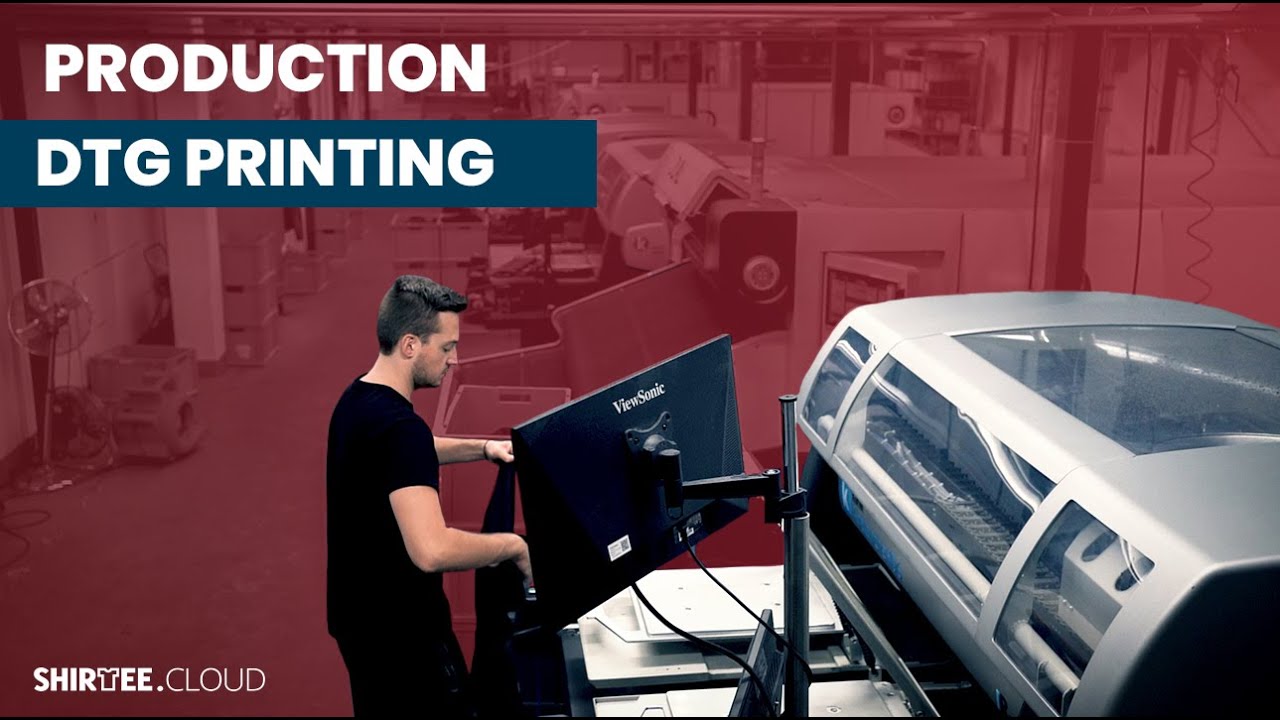 [Behind The Scenes] DTG Printing T-Shirts On Demand with Kornit ...