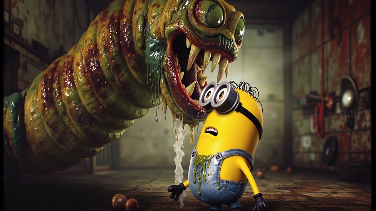 GIANT MUTANT WORM MINION - Minions’ CRAZIEST Adventure! | STORY OF ...