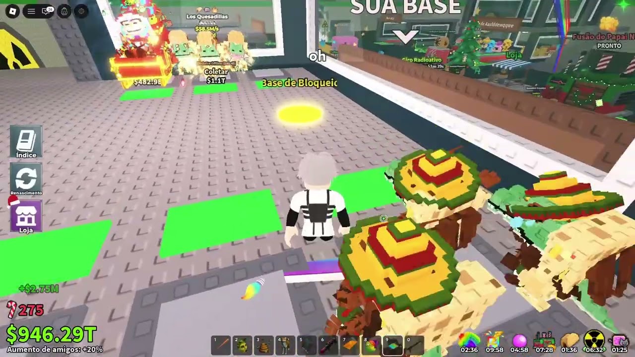 PERDI UMA LA SIS NA MAQUINA E RECUPEREI O DINHEIRO DELA, O SAMMY ME DEU DUAS COISA BOA NA LUCK BLOCK