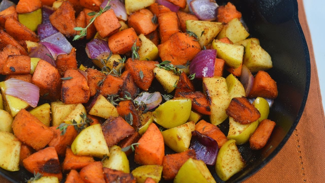 Apple Sweet Potato Breakfast Hash | Healthy & Delicious Morning Meal Idea