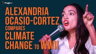 Alexandria Ocasio-Cortez Compares Climate Change to World War 2 | Short Clips