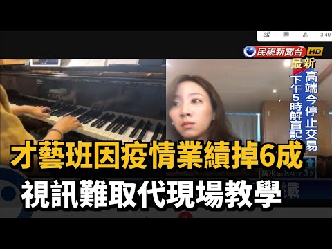 才藝班因疫情業績掉6成 視訊難取代現場教學－民視新聞