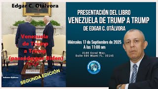 Play video: Presentación del libro "Venezuela de Trump a Trump" de Edgar C. Otálvora