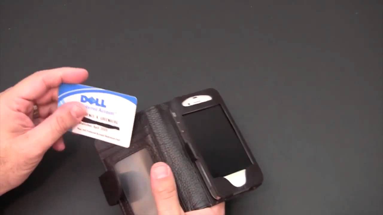 BellaVita Espresso Leather Wallet for iPhone 4 4s