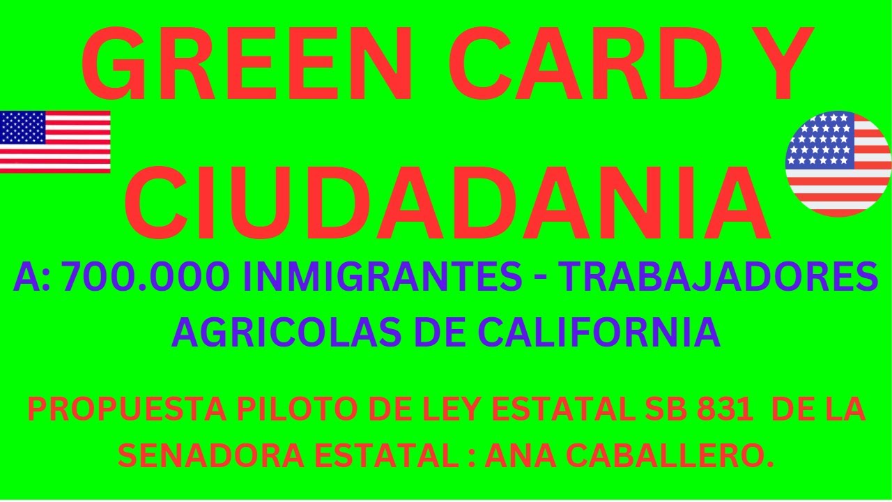 Reforma Migratoria 2023 ! PAPELES Green Card a 700.000 TRABAJADORES