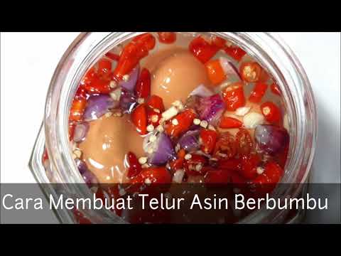 Cara Membuat Telur Asin Berbumbu | makanan viral