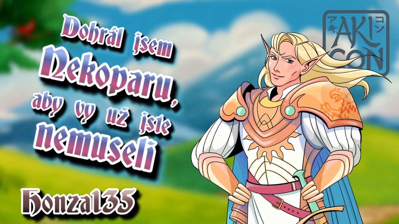 Akicon 2025 - Honza135 - Dohrál jsem Nekoparu, aby vy už jste nemuseli