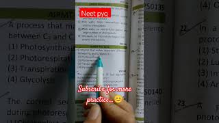 photosynthesis in higher plants class 11 ncert | Most important pyq for neet #neet #aiims #100 #new