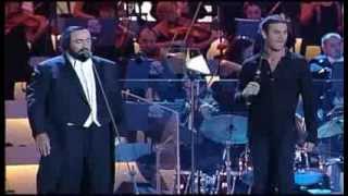 Pavarotti & Enrique Iglesias - Cielito lindo (widescreen)