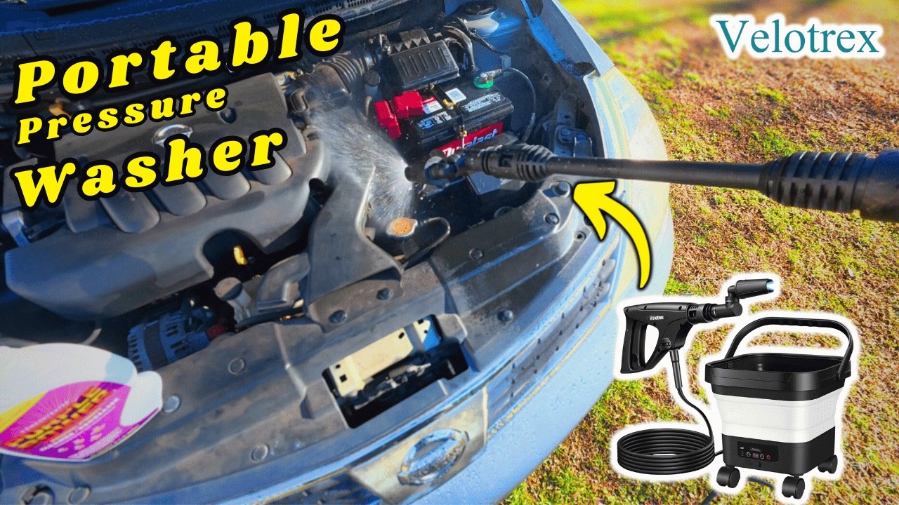 Portable Pressure Washer with 3.4 Gal Tank (Testing/Review)