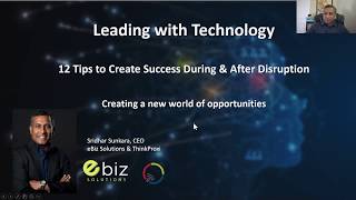 Leading With Technology: 12 Tips to Create Success During and After Disruption