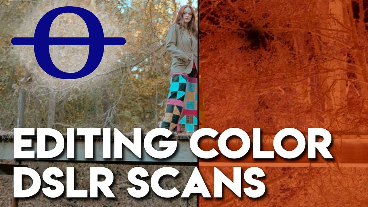 Editing color DSLR/Camera film scans - YouTube